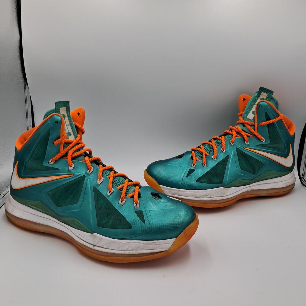 Size 12 - VTG Nike Id LeBron X 10 iD Diamond Collection South Beach - 578346-991